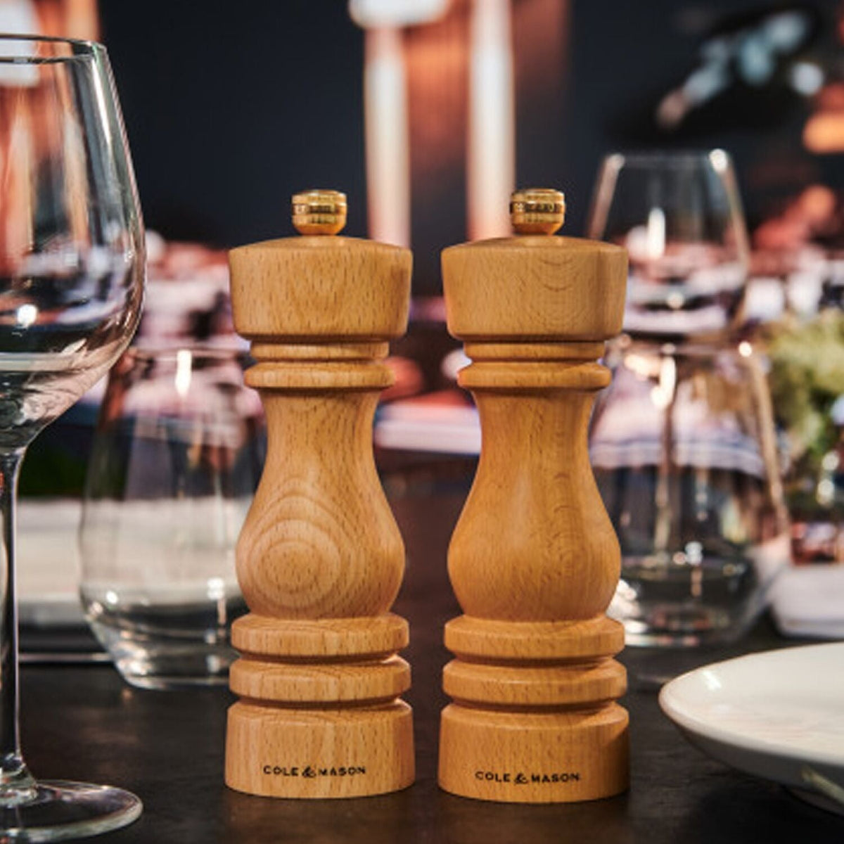 Cole & Mason London Beech Wood Pepper Mill