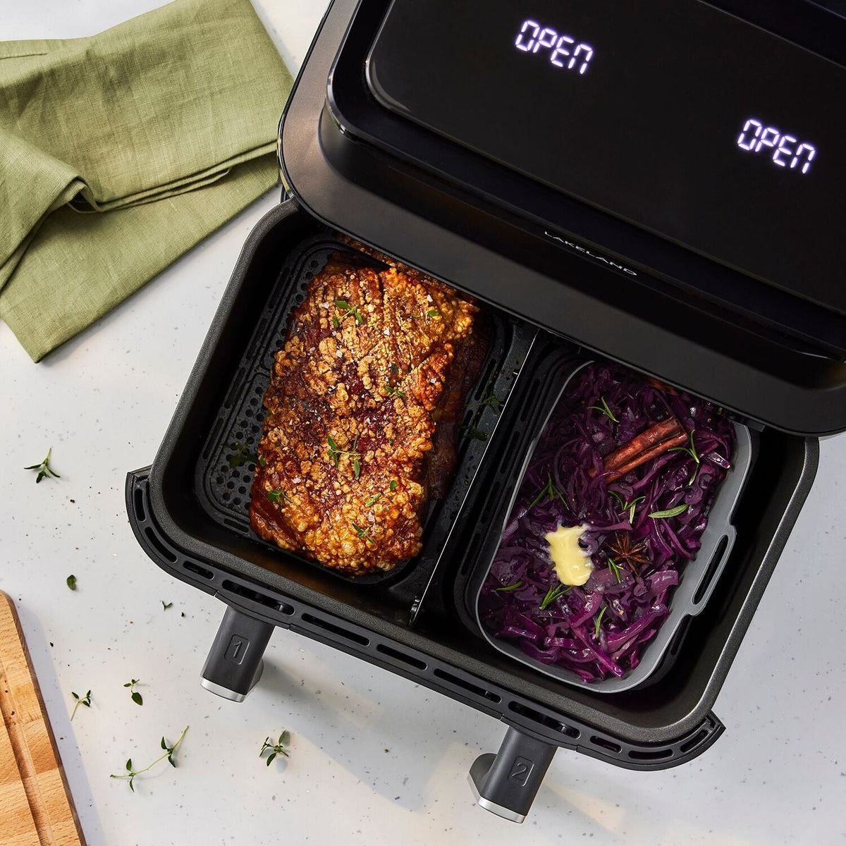 Lakeland Large Adjustable Drawer Air Fryer 9L
