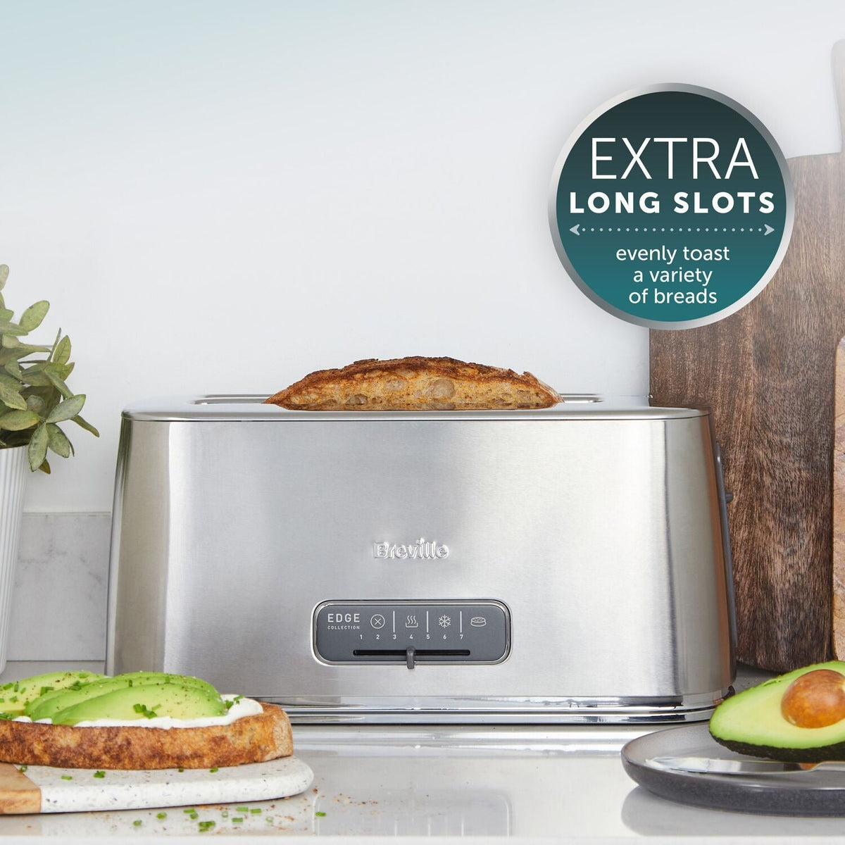 Breville Edge Long Slot 4-Slice Toaster