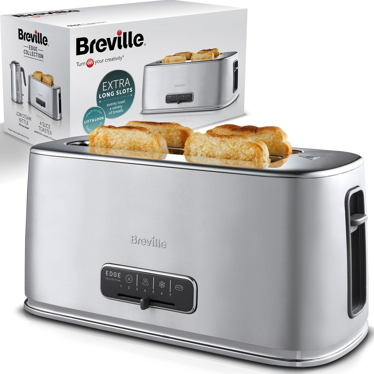 Breville Edge Long Slot 4-Slice Toaster