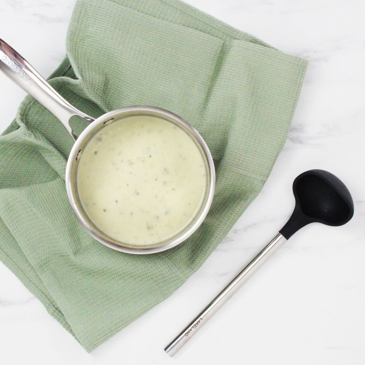 Lakeland Stainless Steel and Silicone Ladle