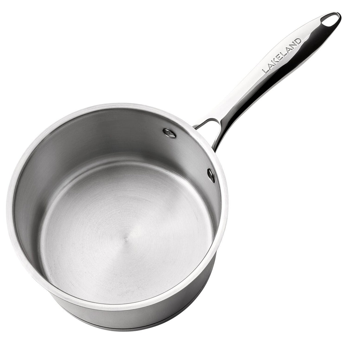 Lakeland Stainless Steel 18cm Lidded Saucepan 2.7L