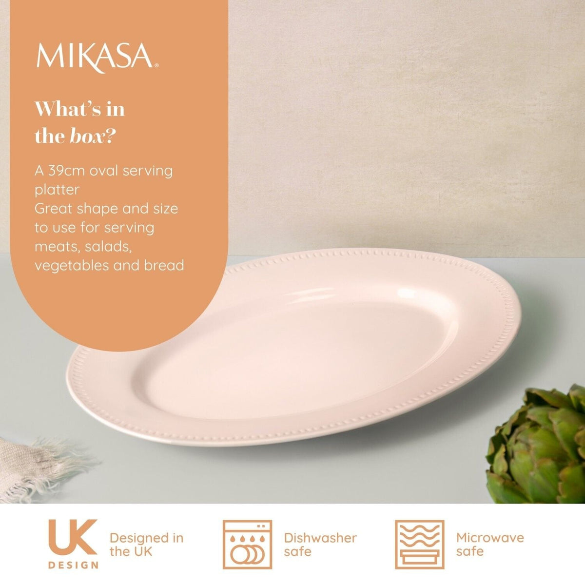 Mikasa Cranborne Oval Serving Platter