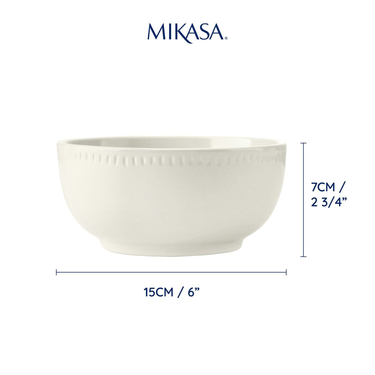 Mikasa Cranborne 4-piece Cereal Bowl Set