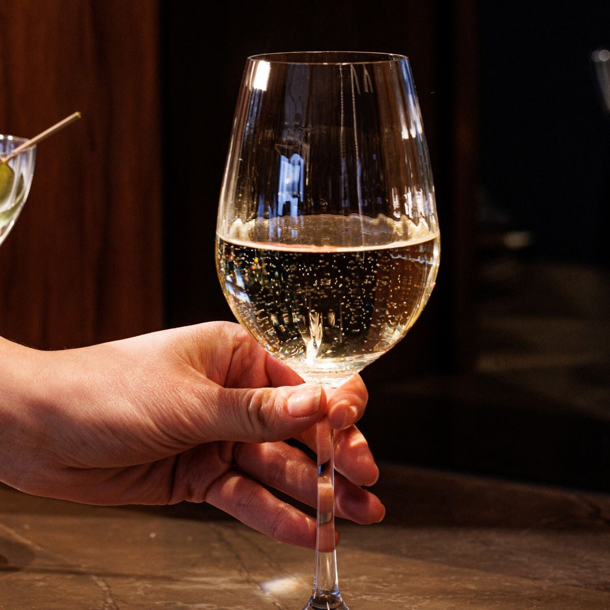 4 Mikasa Treviso White Wine Glasses 350ml
