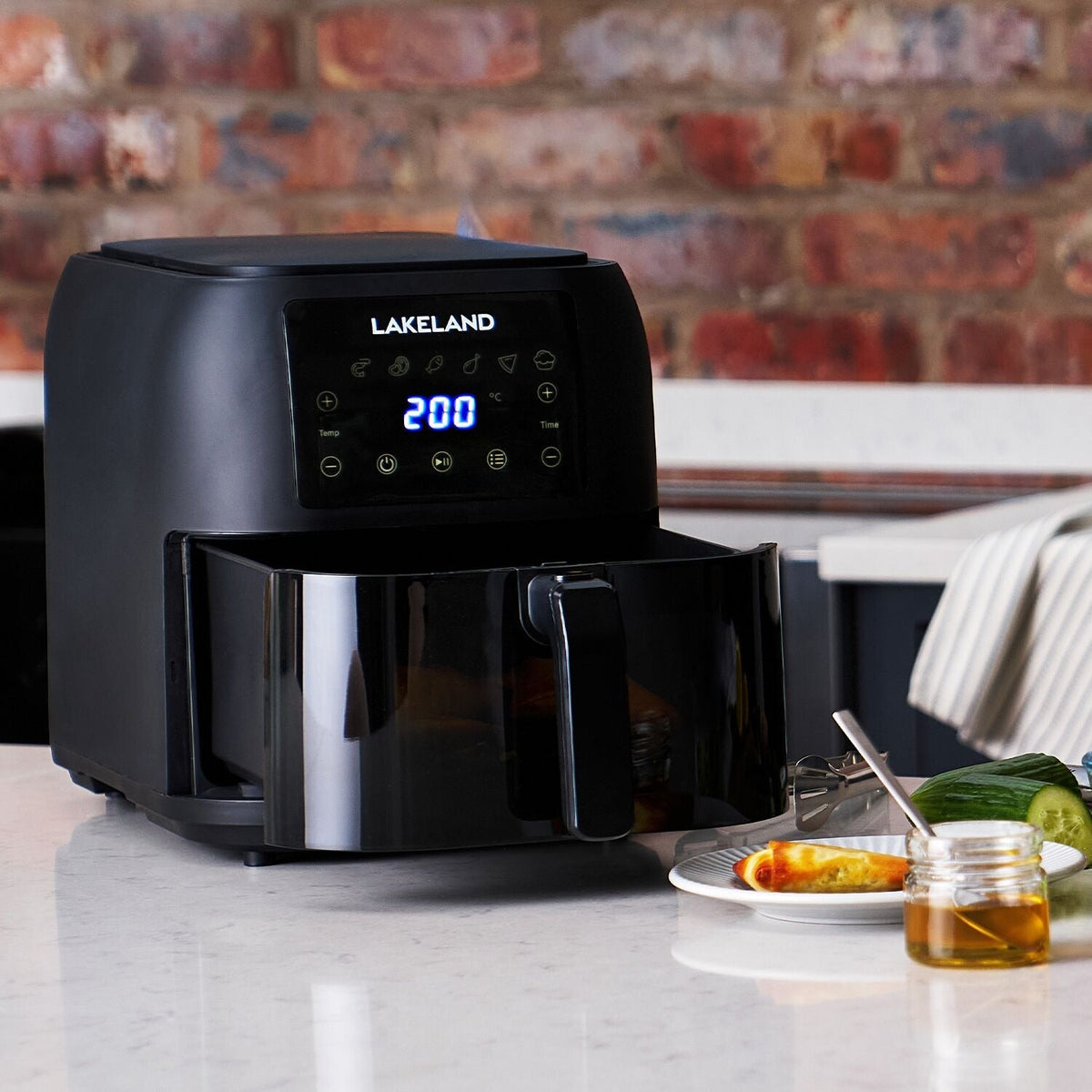 Lakeland Slimline Air Fryer Black 8L