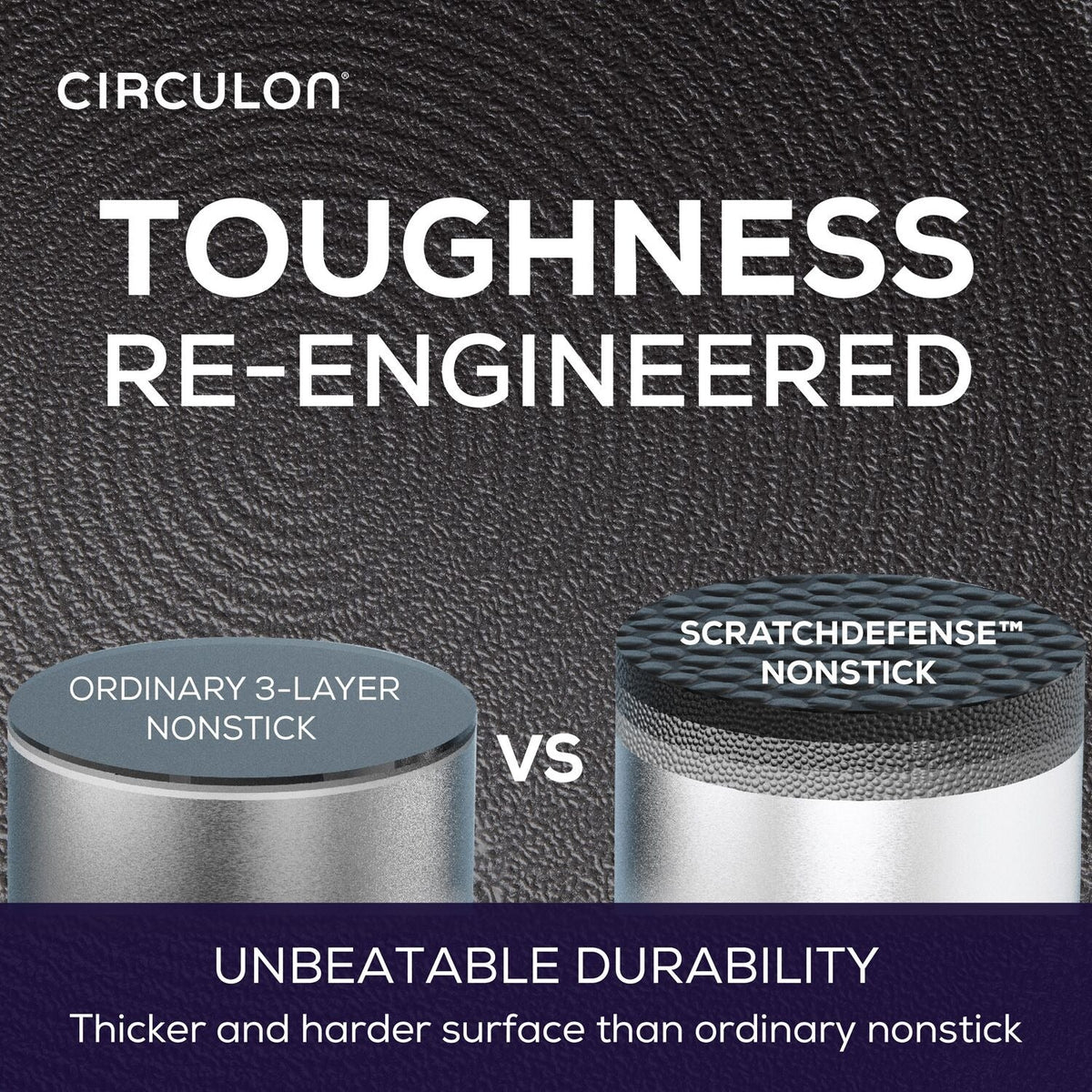 Circulon ScratchDefense Saucepans – Set of 3