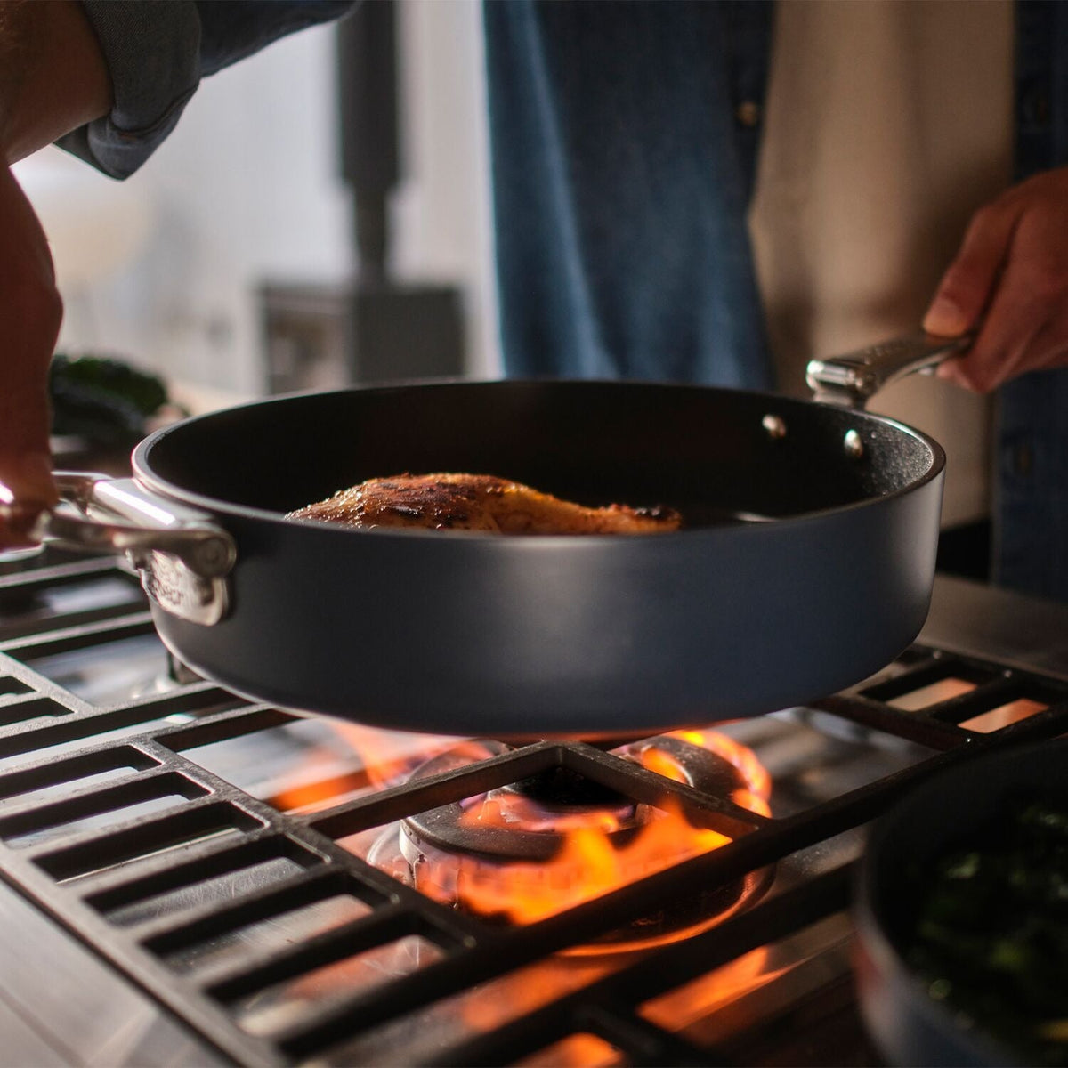 Joseph Joseph Space 28cm Sauté Pan with Lid and Folding Handles