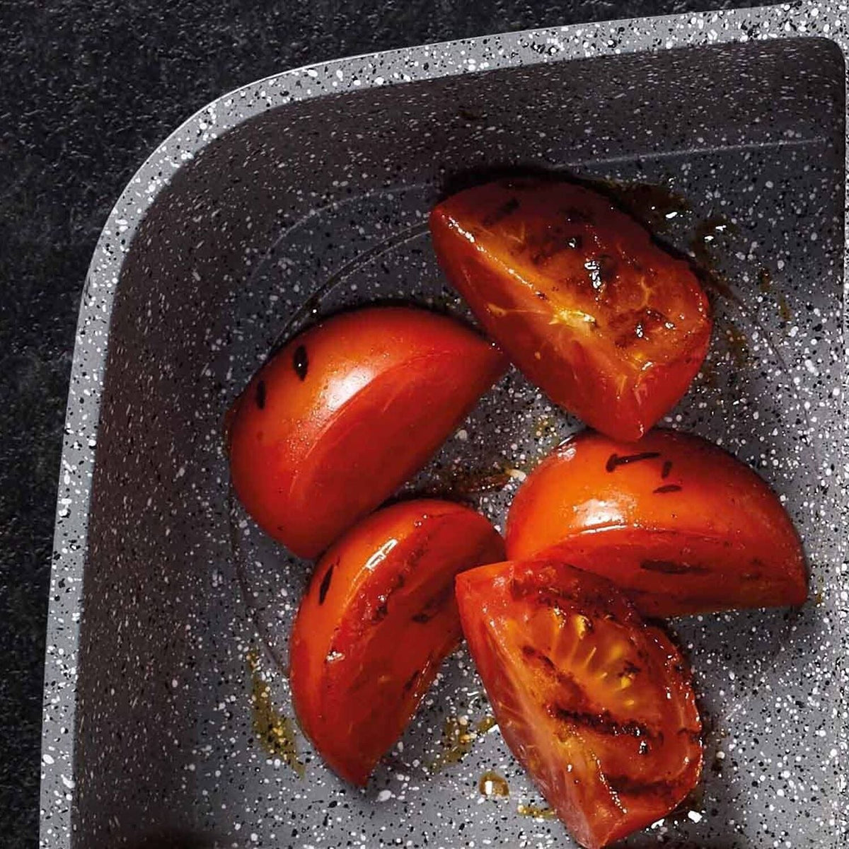 MasterClass 32cm Cast Aluminium 3-Section Griddle Pan