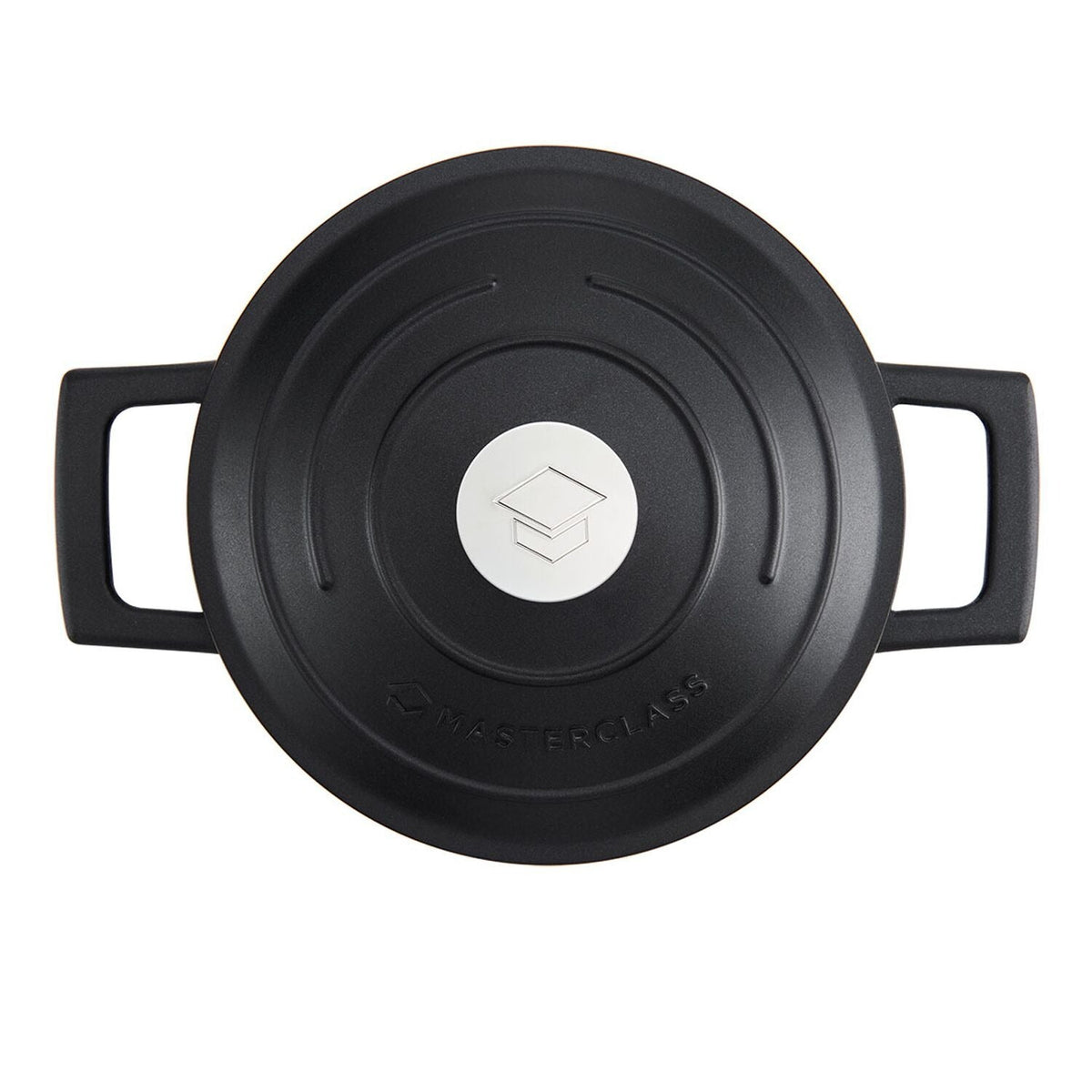 MasterClass 16cm Cast Aluminium Casserole Dish Black