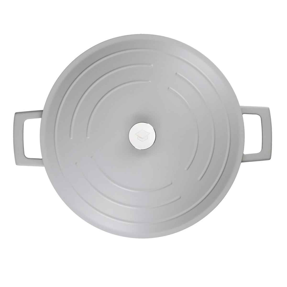 MasterClass 28cm Cast Aluminium Casserole Dish Grey Ombre
