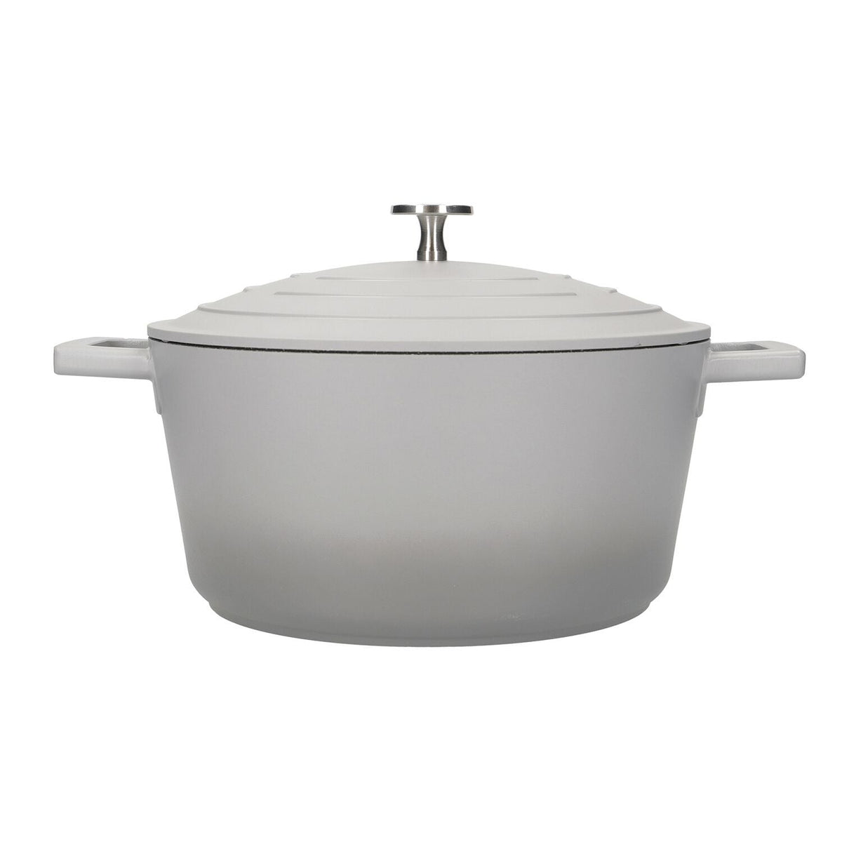 MasterClass 24cm Cast Aluminium Casserole Dish Grey Ombre