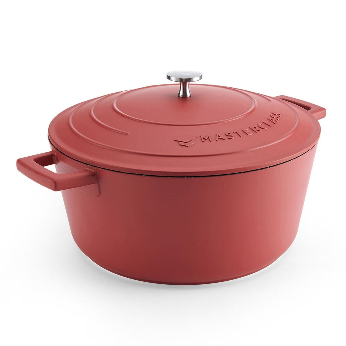 MasterClass 28cm Cast Aluminium Casserole Dish Red