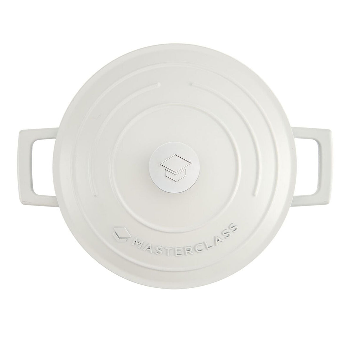 MasterClass 20cm Cast Aluminium Casserole Dish Cream