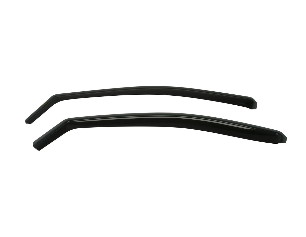 CLIMAIR* FRONT WINDOW WIND DEFLECTORS BLACK FOR FORD RANGER P703 2023-ONWARDS