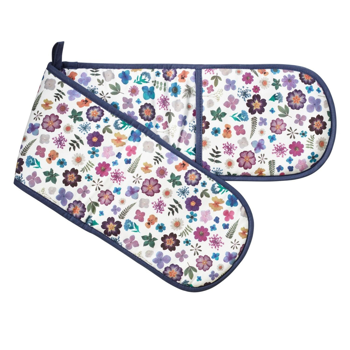 Lakeland Pressed Flowers Double Oven Gloves
