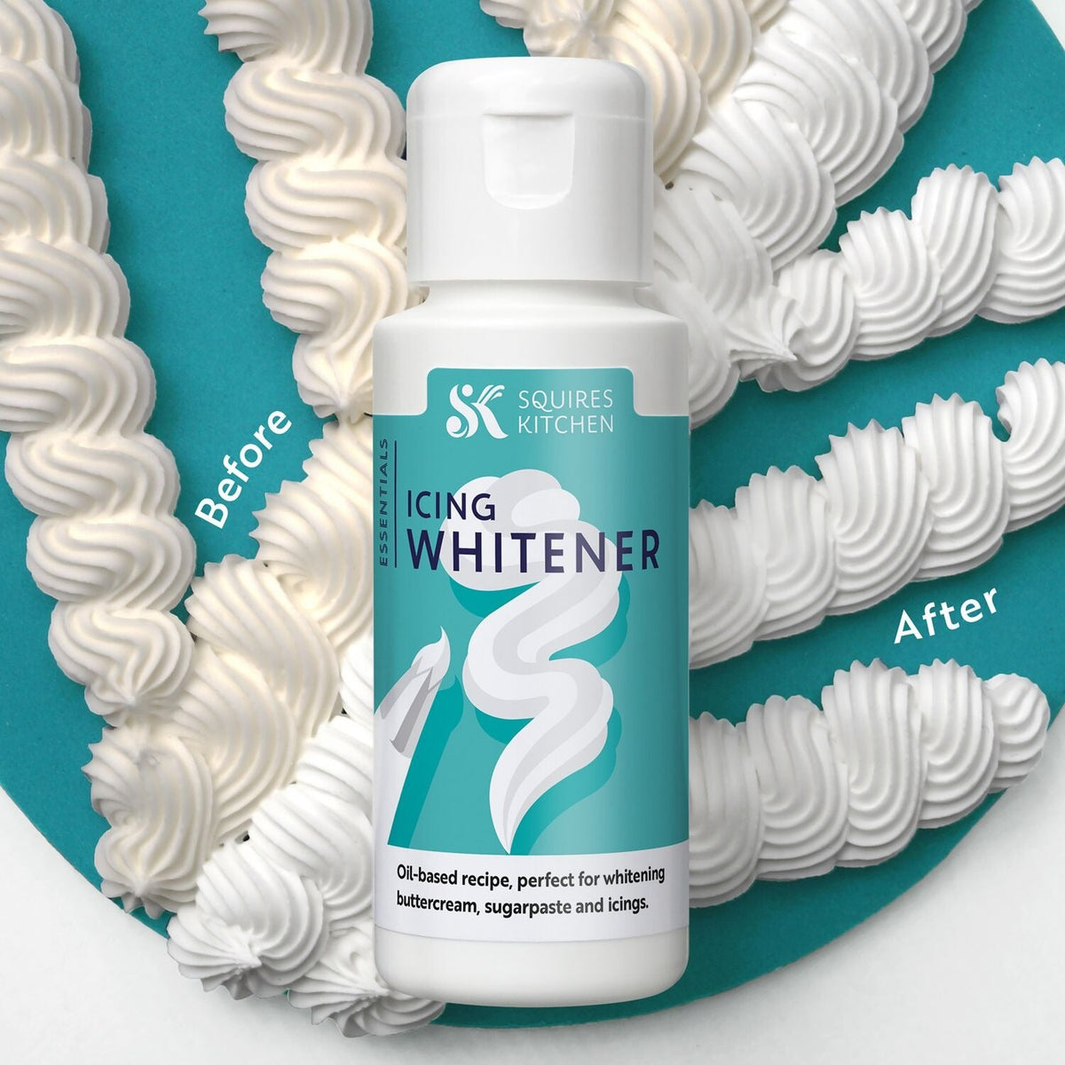 Squires Kitchen Intense Colouring White 80g