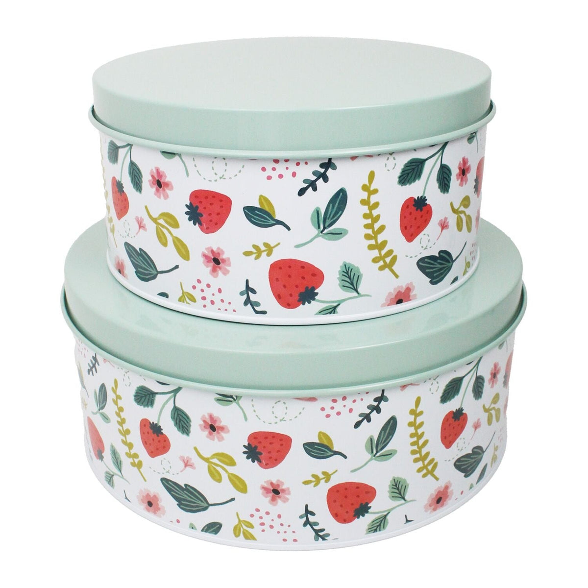 2 Lakeland Strawberry Patch Nesting Cake Tins
