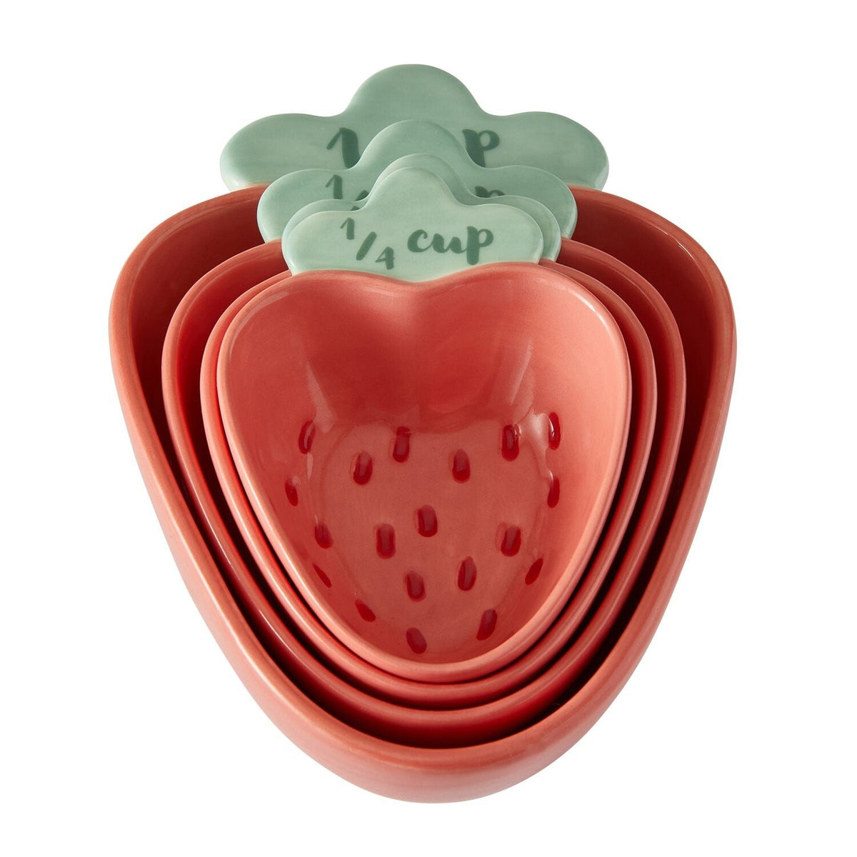 Strawberry Patch Measuring Cups