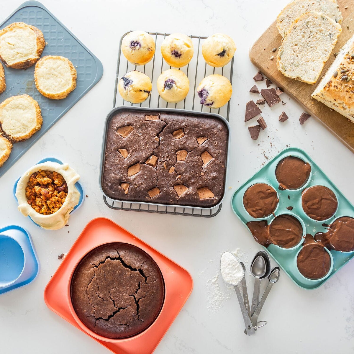 MasterClass 7-Piece Silicone Bakeware Set