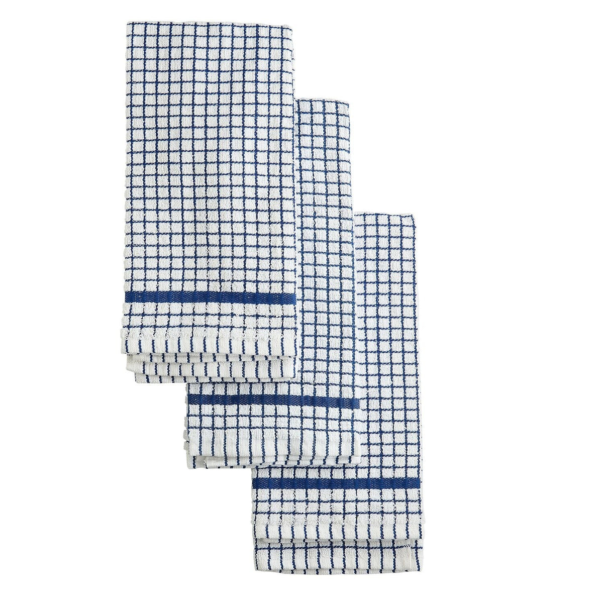 Lakeland Checked Tea Towels – Pack of 3