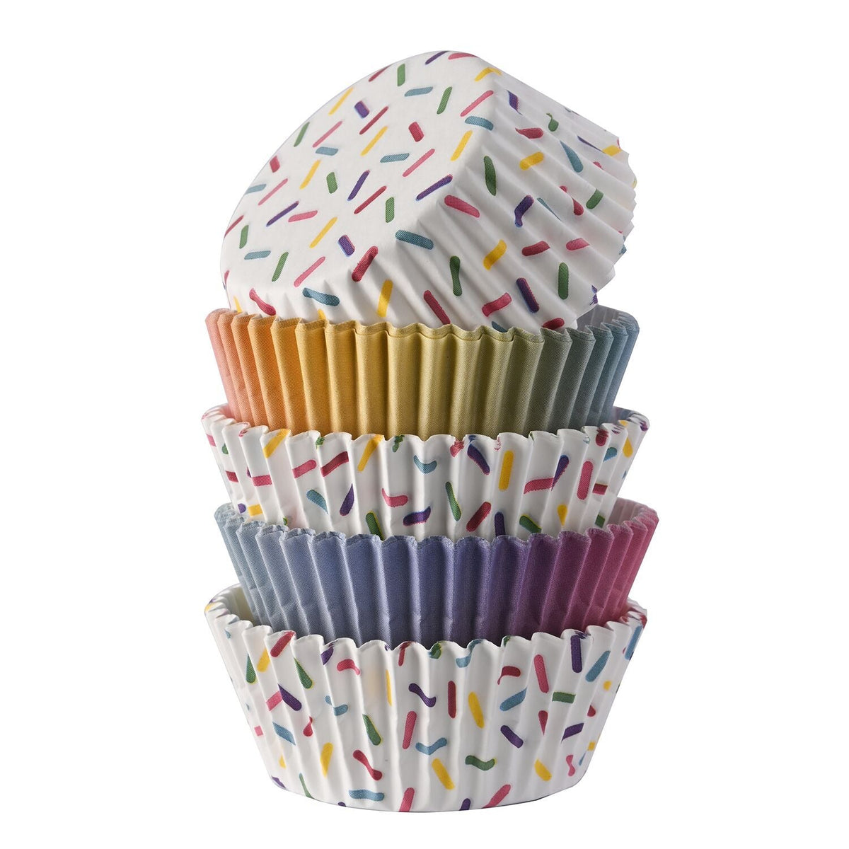 60 Lakeland Funfetti & Rainbow Cupcake Cases