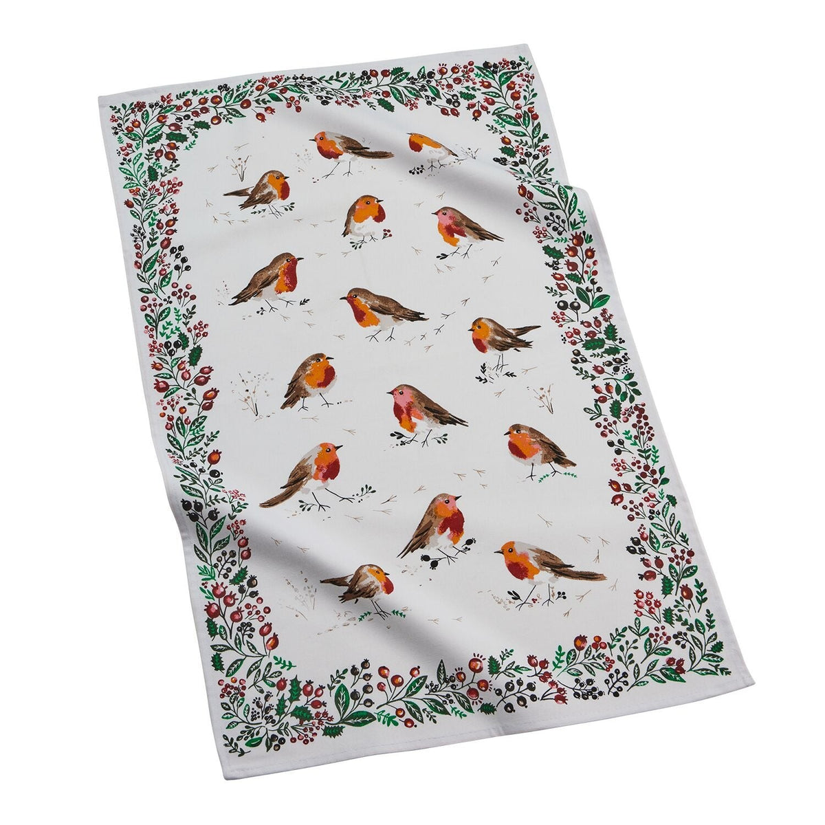 Ulster Weavers Winter Robin Tea Towel