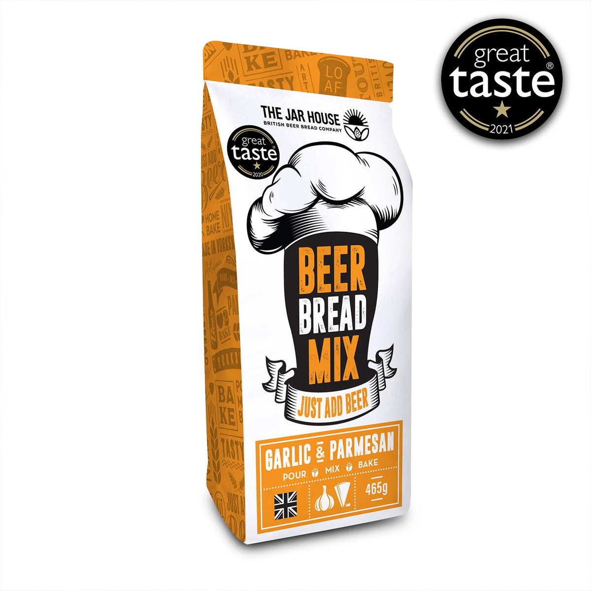 The Jar House Garlic and Parmesan Bread Mix - 475g