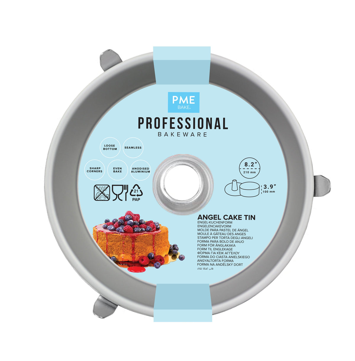 PME Angel Cake Pan 8x4