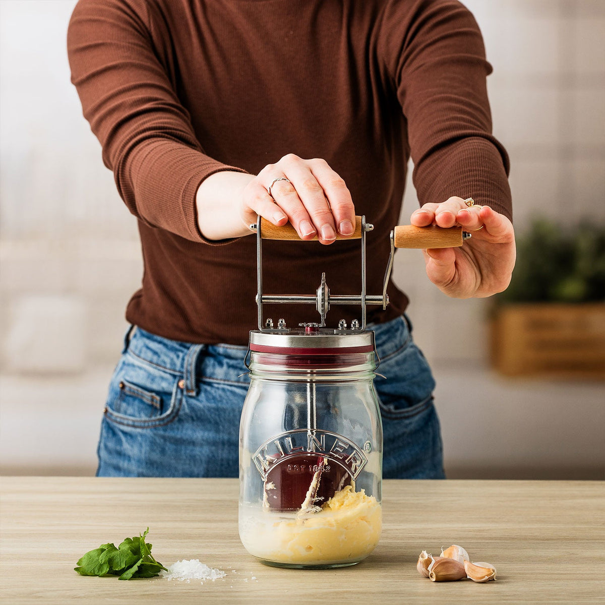 Kilner Butter Churner