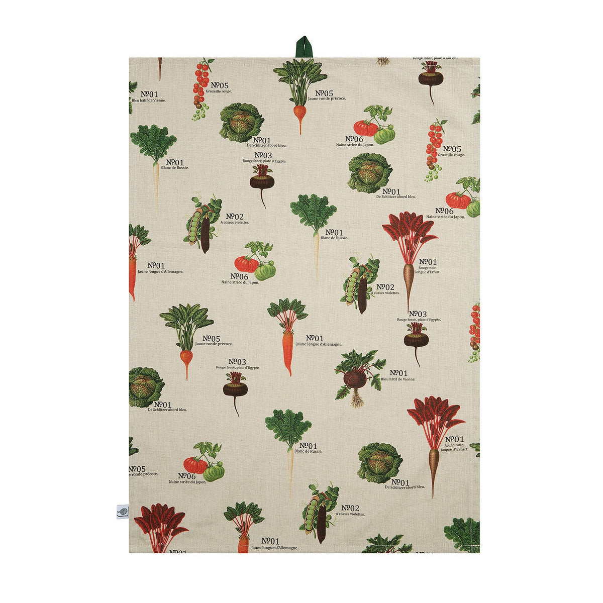 RHS Benary Vegetables 2 Tea Towels
