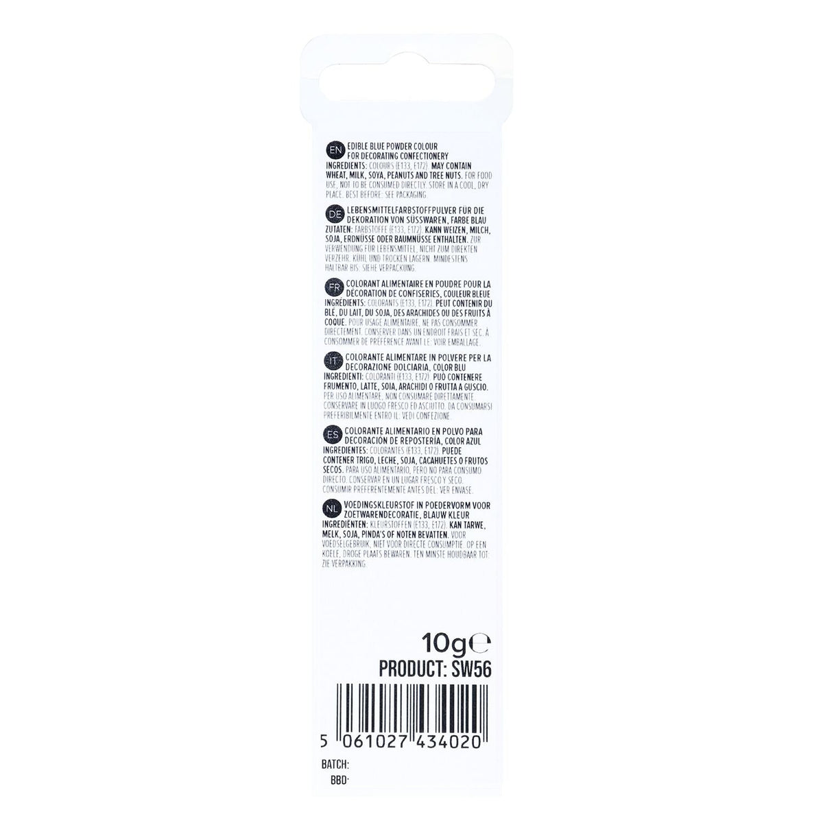 PME Edible Lustre Snow – Blue 10g
