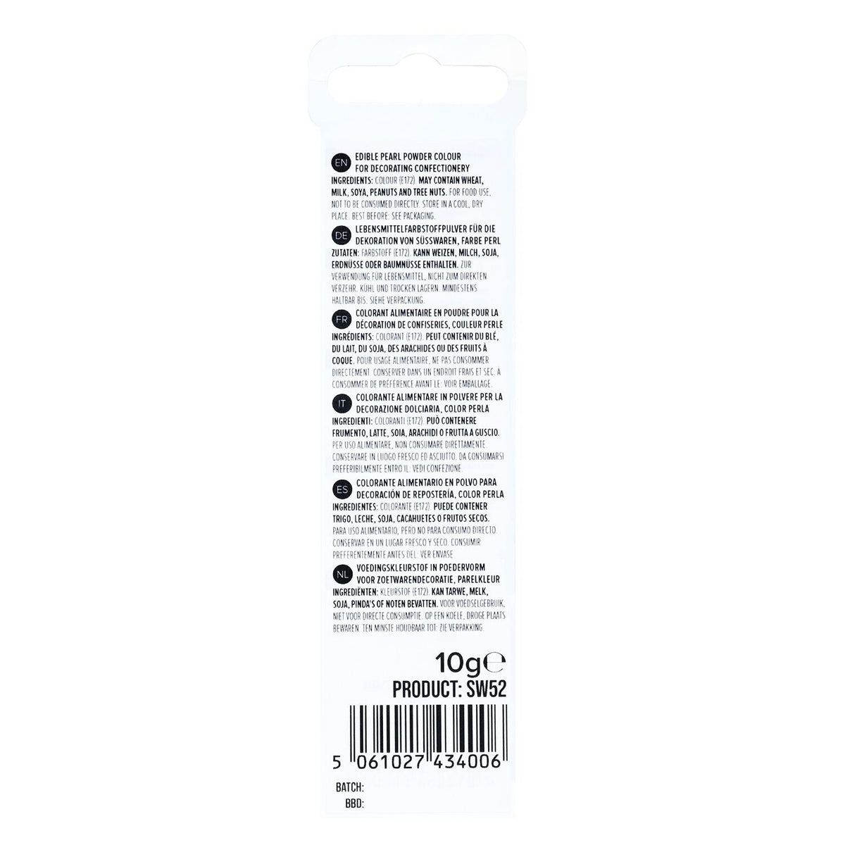 PME Edible Lustre Snow – Silver 10g