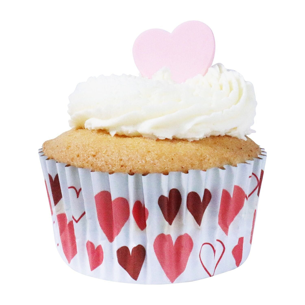 PME Heart Foil Cupcake Cases