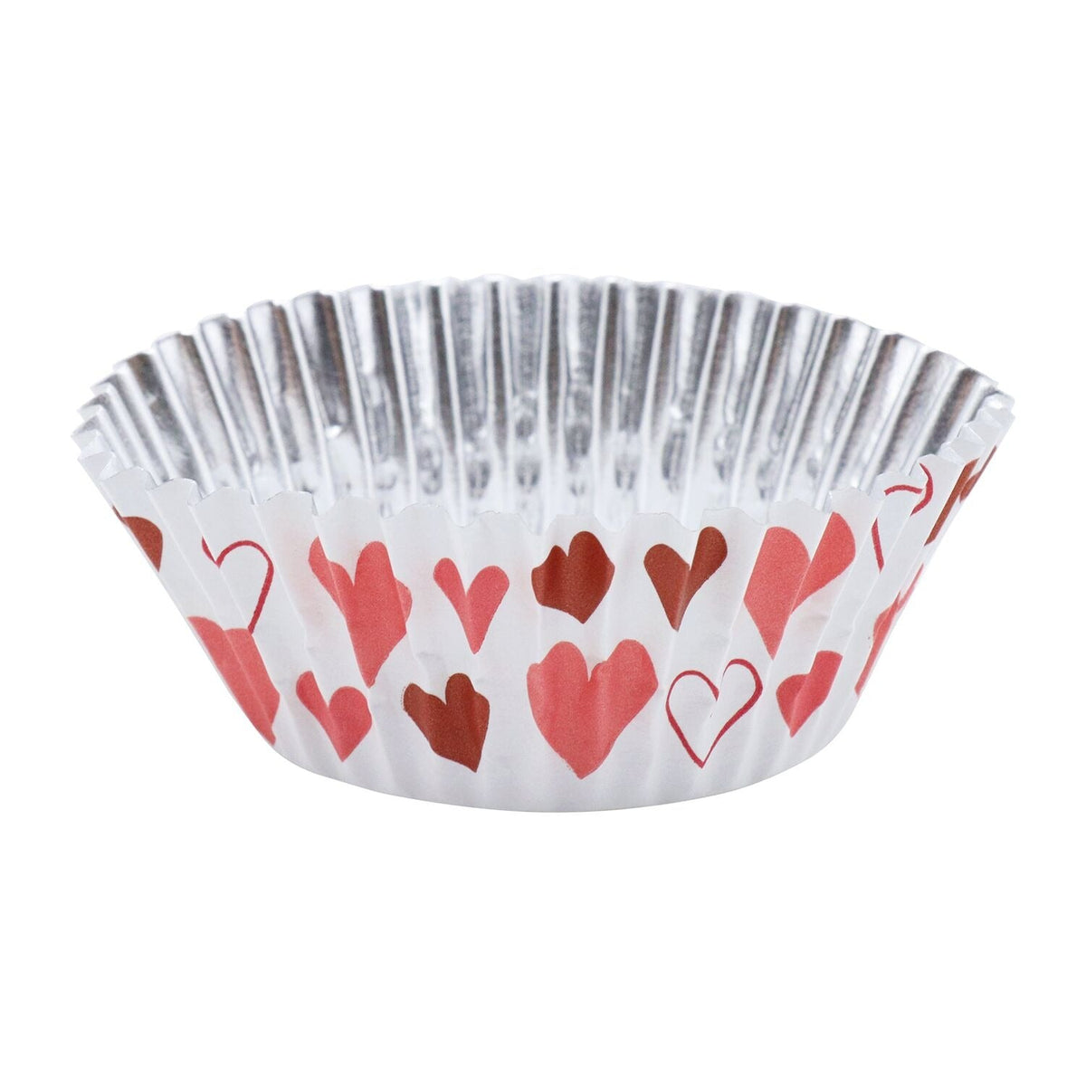 PME Heart Foil Cupcake Cases