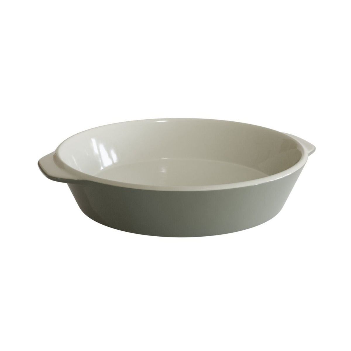 Round Stoneware Tapas Dish – Olive