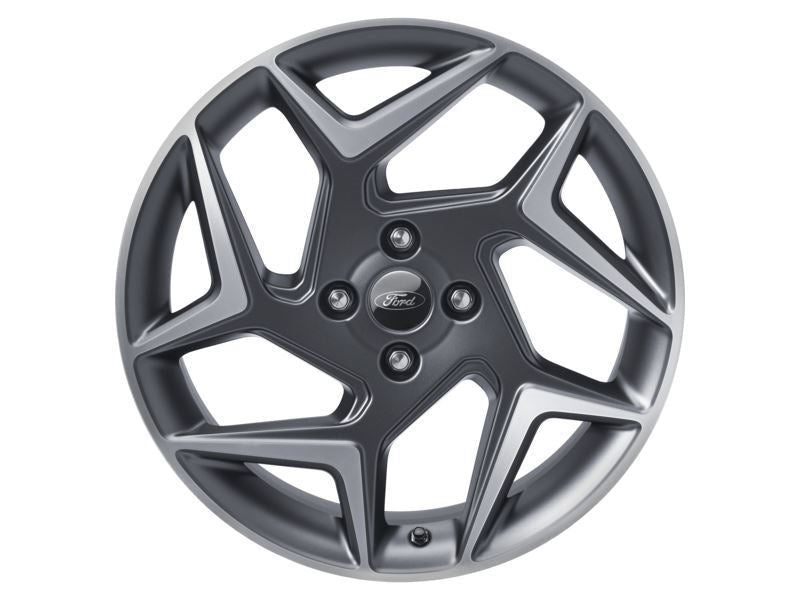 FIESTA 18" SET OF 4 SET OF 4 ALLOY WHEELS 5X2-SPOKE DESIGN MAGNETITE MACHINED FINISH 2018-2023