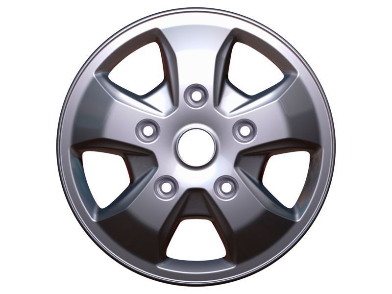 TRANSIT TOURNEO CUSTOM 16" SET OF 4 ALLOY WHEEL 5-SPOKE DESIGN SPARKLE SILVER PAINTED FINISH 2012-2023