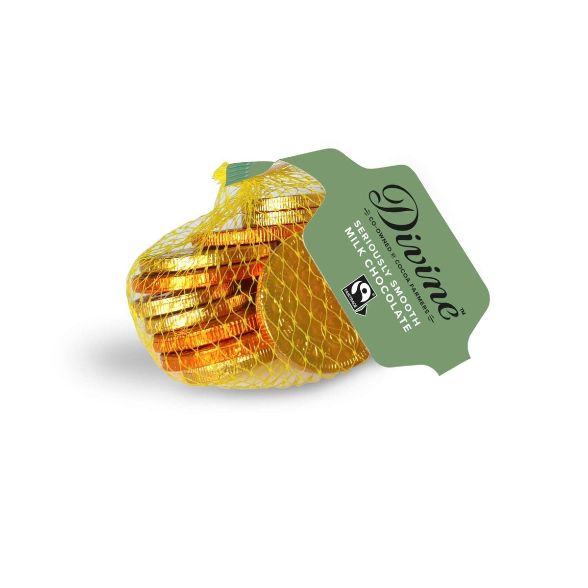 Divine Milk Chocolate Coins 65g