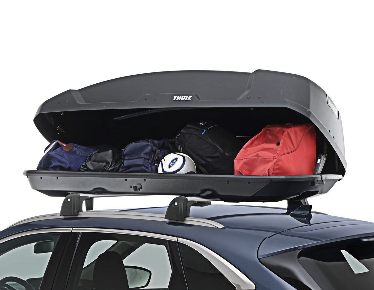 THULE* FORCE XT L 450L ROOF BOX LOCKABLE DUAL OPENING AEROSKIN MATT BLACK