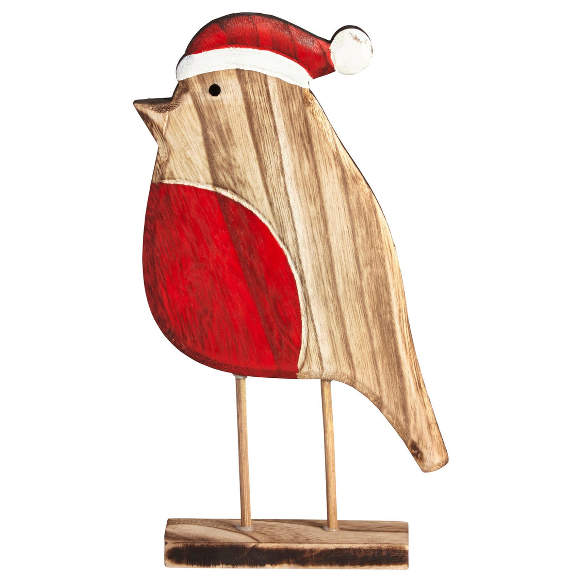 Wooden Robin Decoration