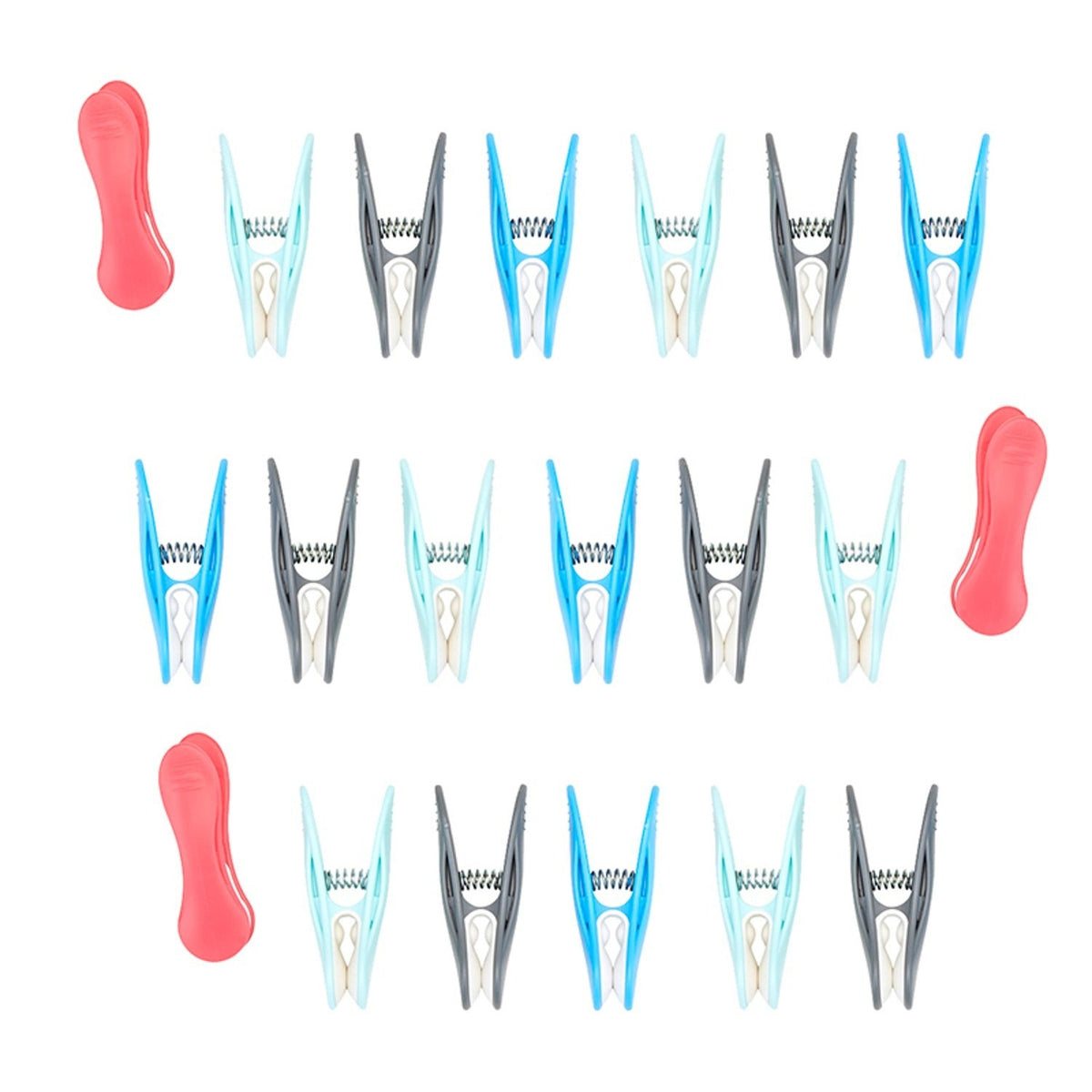 20 Soft Grip Clothes Pegs Dusk