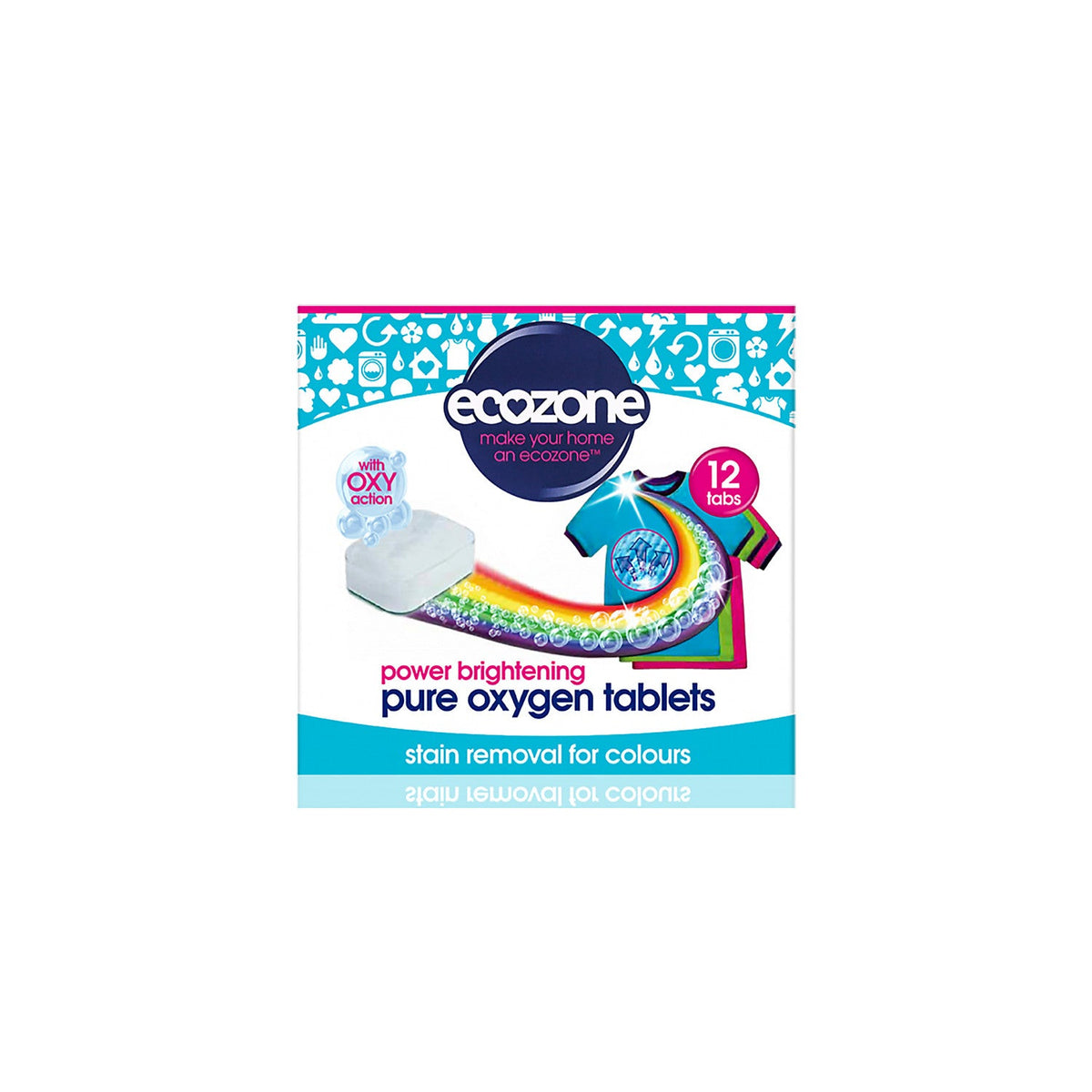 Ecozone Pure Oxygen Brightening Tablets 12 Pack