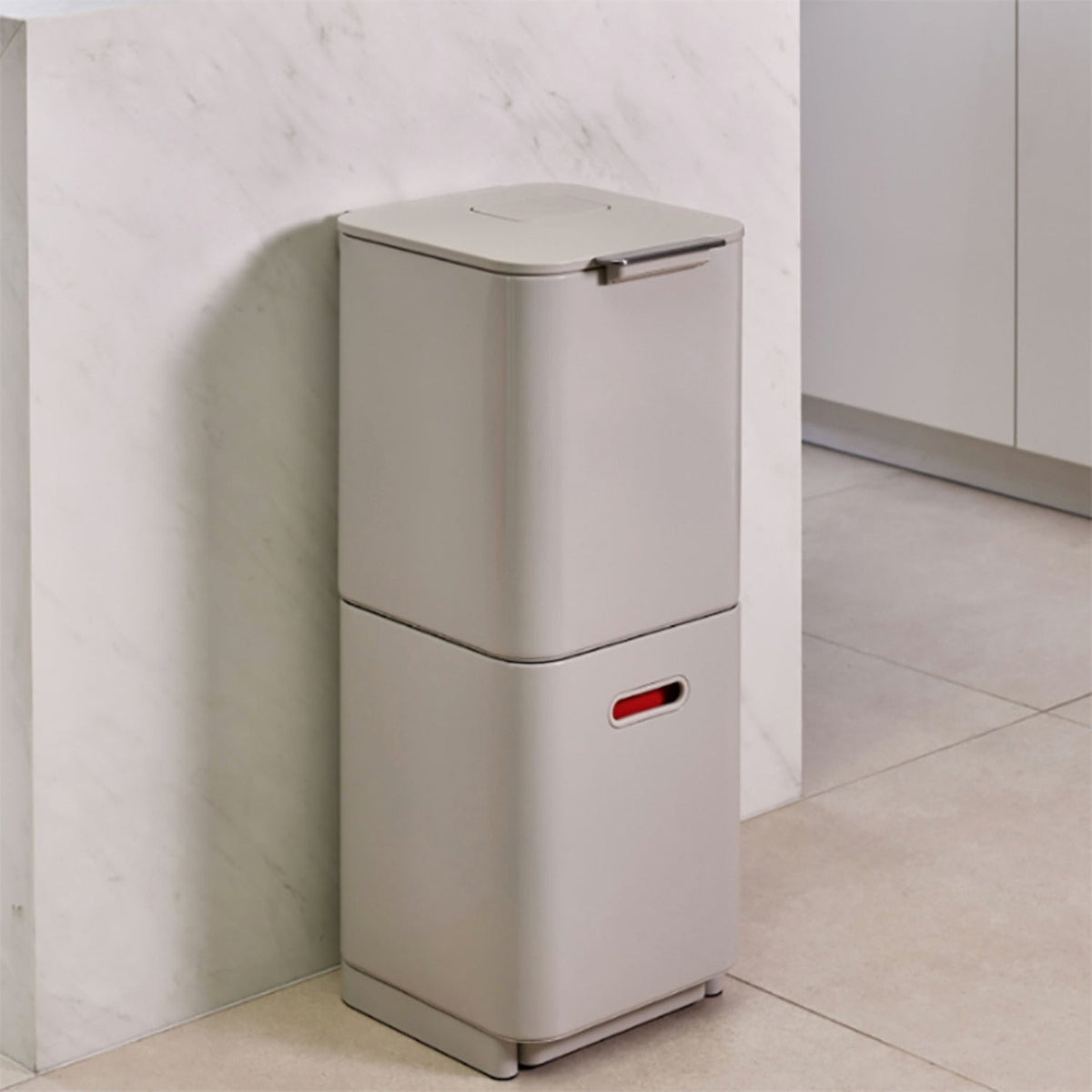 Joseph Joseph Totem Compact Waste Recycling Unit - Stone 40L