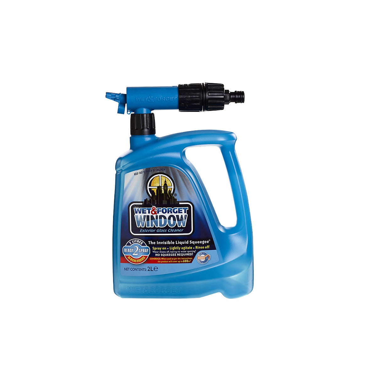 Wet & Forget Window Cleaner Spray 2L