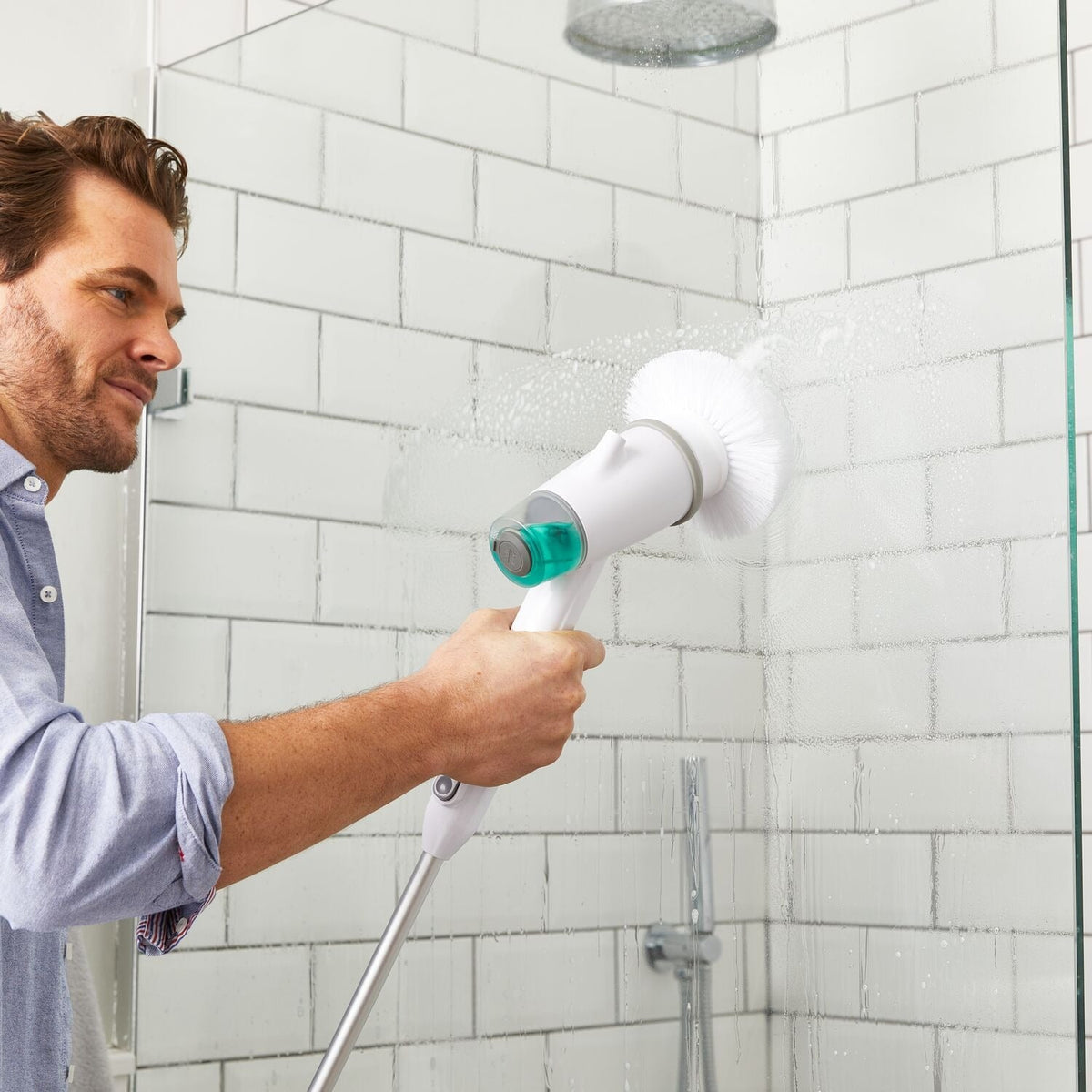 Lakeland Turbo Scrubber Cordless Bathroom Cleaning Kit