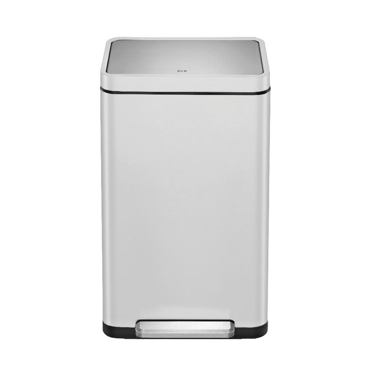 EKO® X Cube Kitchen Bin Brushed Stainless Steel 20+20L