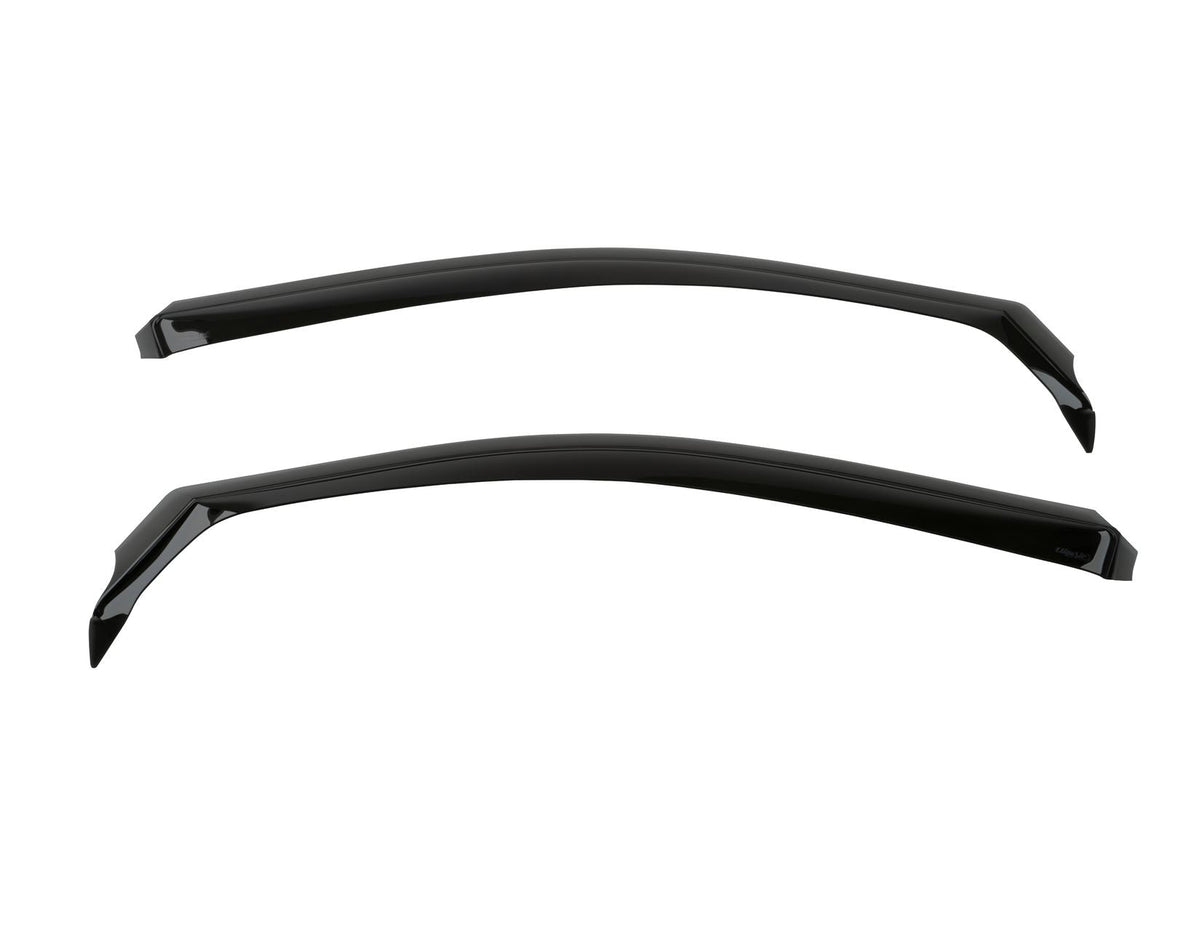 CLIMAIR* FRONT WINDOW WIND DEFLECTORS BLACK FOR TRANSIT CUSTOM 2023-ONWARDS