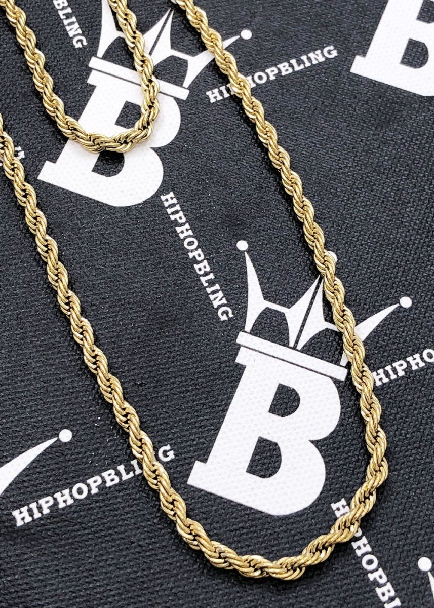 FREE Never Fade 4MM French Rope Chain