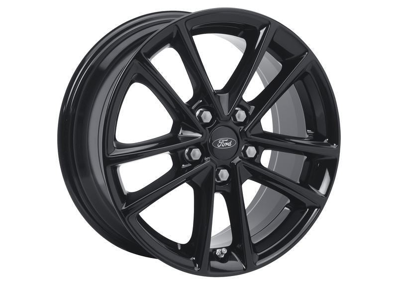 FOCUS 16" SET OF 4 ALLOY WHEEL 5X2-SPOKE DESIGN ABSOLUTE BLACK FINISH 2016-2019